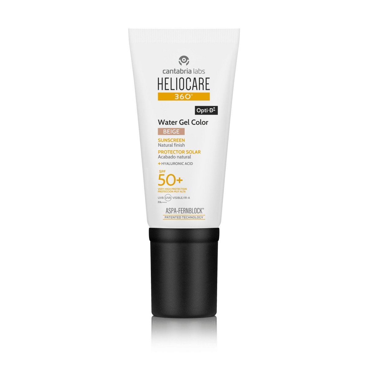 water gel color beige, heliocare